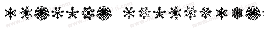 Awesome Snowflakes字体转换